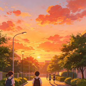 晚霞青春