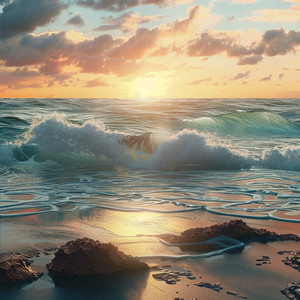 Ease in the Sea's Gentle Embrace