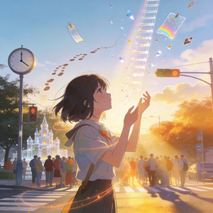 透明な栞が導く夜明けの軌跡