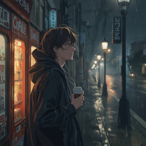 深夜のコンビニ