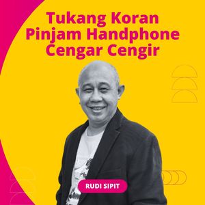 Tukang Koran Pinjam Handphone Cengar Cengir