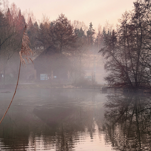 The lake between