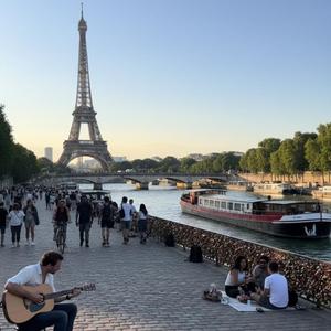 Souvenirs des quais de Seine à Paris