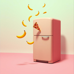 冷蔵庫の中のパーティー