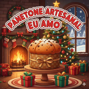 PANETONE ARTESANAL EU AMO