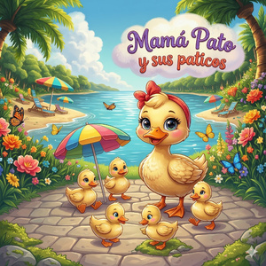Mamá Pato y sus paticos