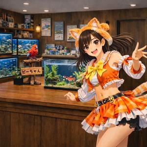 幽霊も働くにゃー