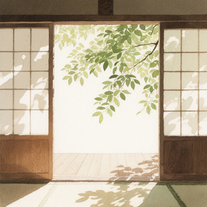 昼下がりの木漏れ日