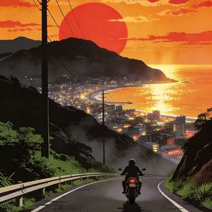 233公路晚风