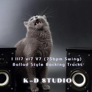 C: C E7 Am7 G7 (75bpm Swing) Ballad Style Backing Track