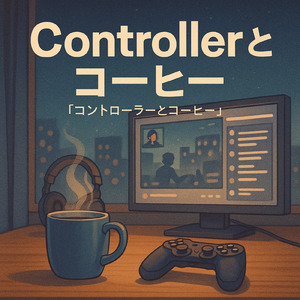 コントローラーとコーヒー