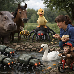 If a duck stands on it.