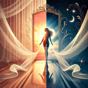 Білий шовк і синя тінь