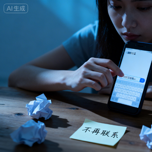 “切断与你的消息”