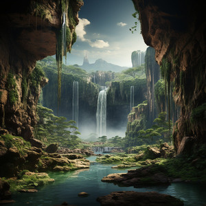 Ondas Armónicas En El Abrazo Del Río