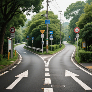 站停岔路