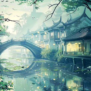 烟雨路长