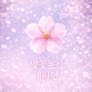 벚꽃눈이 내리면