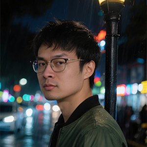 月光落在站台上