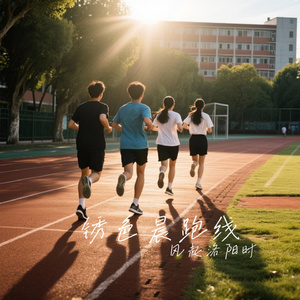 锈色晨跑线