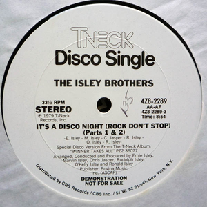 It's A Disco Night (Rock Don't Stop) (Parts 1 & 2) (Special Disco Version)