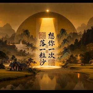 想你一次落一粒沙