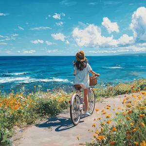 波しぶきが顔にかかる