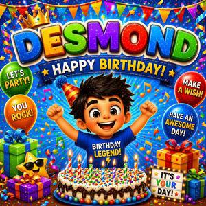 Happy Birthday Desmond