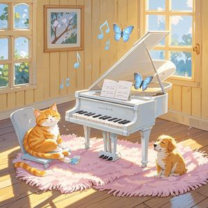 狗狗哄睡小猫咪-zhy