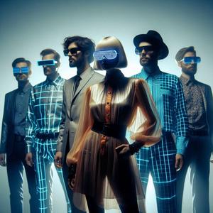 Moonlit Whispers: R&B Synthscape Under the Stars