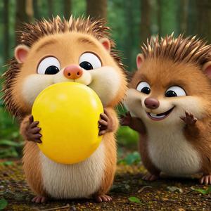 Mały Jeż i Latający Balonik