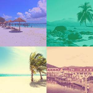 抚慰的沙滩回忆