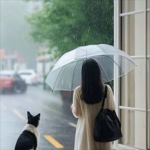 窗外的雨