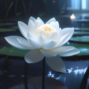 一池荷花静绽芳华