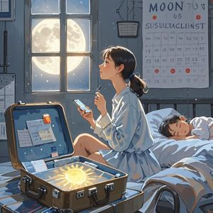 行李箱里的月光