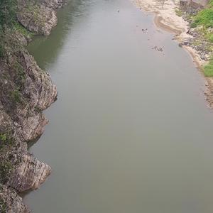 여름 계곡 견지 낚시