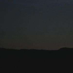 a sunset on mars
