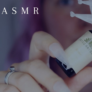 Close-up hand movements