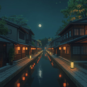 月と灯籠、江戸のチルナイト