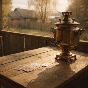 На веранді