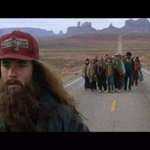 当我奔跑在人海中