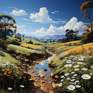 El Despertar Del Brumoso Amanecer Del Prado