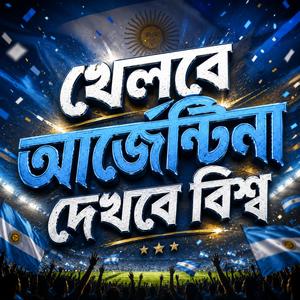 খেলবে আর্জেন্টিনা দেখবে বিশ্ব