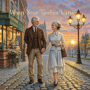 得你老头发白了