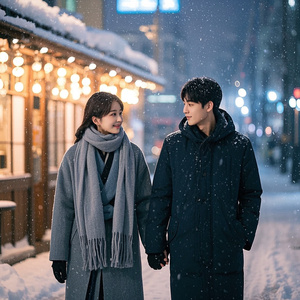 クリスマスキャロルの流れる街