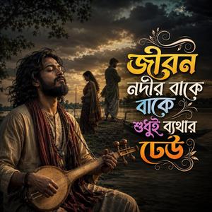 Jibon Nodir Bake Bake Shudhui Byathar Dheu (জীবন নদীর বাকে বাকে শুধুই ব্যথার ঢেউ)
