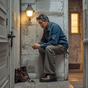 楼道半根烟