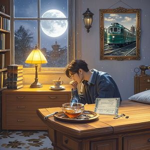 窗台上的旧月光-半疯人生