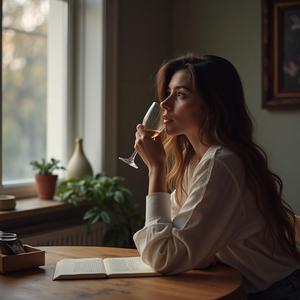 한 잔 술에 묻은 눈물