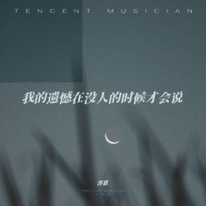 我的遗憾在没人的时候才会说